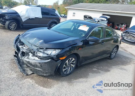 2018 Honda Civic Ex из США, поврежденный, VIN 19XFC2F74JE007608